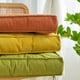 thumbnail image 2 of suxuMhao Cojín de Asiento Cuadrado Grueso 1 Paquete 18x18x4 Pulgadas Cojín de Asiento Amarillo de Lino-algodón para Silla de Oficina Silla de Computadora Silla de Escritorio Cojín Suave para Soporte, 2 of 4