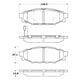 thumbnail image 2 of Pastillas Freno para auto Scion FR-S 2012-2016 Trasero, 2 of 4