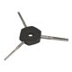 thumbnail image 1 of Terminal alemana Tool Lisle 59600 con 3 tubos ranurados, 1 of 2