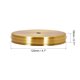 thumbnail image 3 of Uxcell 120mm 4.7inch Kit de Dosel de Luz Aplique de Pared Placa de Lámpara Fijación Oro Bronce, 3 of 5