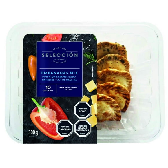 Empanada Coctel Mix Refrigerada 10 Un, 300 g
