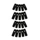 thumbnail image 2 of 20 piezas flocadas ropa terciopelo clips / pinzas / ropa abrazaderas negro, 2 of 5