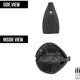 thumbnail image 3 of Neceser ili New York 6480 7 x 4,5 x 1,5 pulgadas de cuero con RFID, negro, 3 of 3