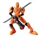 thumbnail image 2 of Figura De Acción De Robot Modelo Móvil Multiarticulada Para Niños, Niñas Y Niños, Color Naranja, 2 of 3