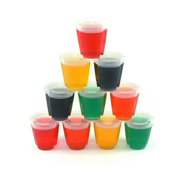 Jello Shot Cups Royal Penn, 50 unidades, 60 ml, con tapas EZ-Squeeze