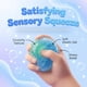 thumbnail image 3 of Bola mochi cristal squishy azul 6cm hecha mano suave exprimir alivio sensorial fidget, 3 of 7