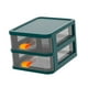 thumbnail image 3 of Caja De Almacenamiento De Mesa, Organizador De Escritorio Para Baño, Maquillaje, Oficina, 2 Capas, Verde, 3 of 3