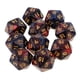 thumbnail image 3 of 10 Uds. Dados De 20 Lados D20 Dados Poliédricos Para Juegos De Mesa De Mazmorras Y Dragones Rojo + Negro, 3 of 3