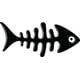 thumbnail image 1 of Decomural Fish Skeleton Fishing Sign WS-46770, 1 of 2