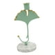 thumbnail image 3 of Portavelas Cónicos Candelero Tealight Sala De Estar Casa De Campo Inauguración De La Casa Ginkgo Biloba Verde, 3 of 3