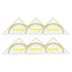 thumbnail image 5 of Juego De 6 Transportadores Cuadrados, Herramienta De Medición, Dibujo Geométrico, Regla Triangular, 5 of 5