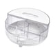 thumbnail image 3 of Estante De Maquillaje Cosmético Organizador Contenedor De Mesa Para Tocador De Baño Transparente Con Tapa, 3 of 5