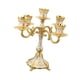 thumbnail image 3 of Soportista De Velas De Metal Con Candelabro Elegante Decoración De Escritorio Candelabra Gold 5 Arms, 3 of 5