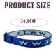 thumbnail image 4 of Pulsera unisex con estampado de letras jacquard y correa de muñeca ajustable WWJD, 4 of 5