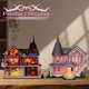 thumbnail image 3 of Set de construcción ZIQILIGHTING Pink Palace House con luces 1349 piezas, 3 of 7