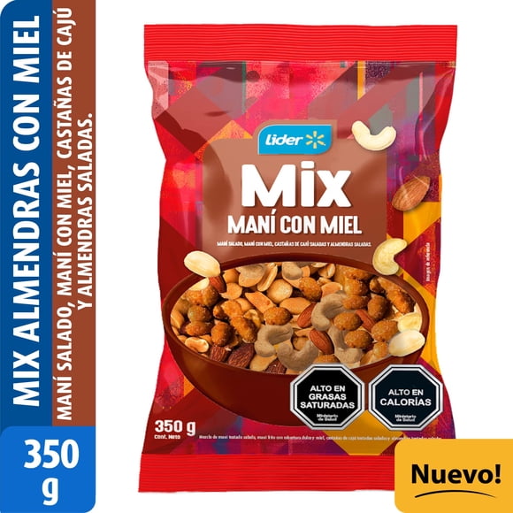 Mix Maní Con Miel, 350 g