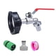 thumbnail image 2 of Adaptador De Tanque IBC Tote Resistente Con Conector Rápido Para Conexión De Manguera De Jardín Boquilla PP, 2 of 5