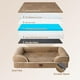 thumbnail image 2 of Cama ortopédica para perros EHEYCIGA de espuma viscoelástica impermeable para perros grandes, 2 of 3