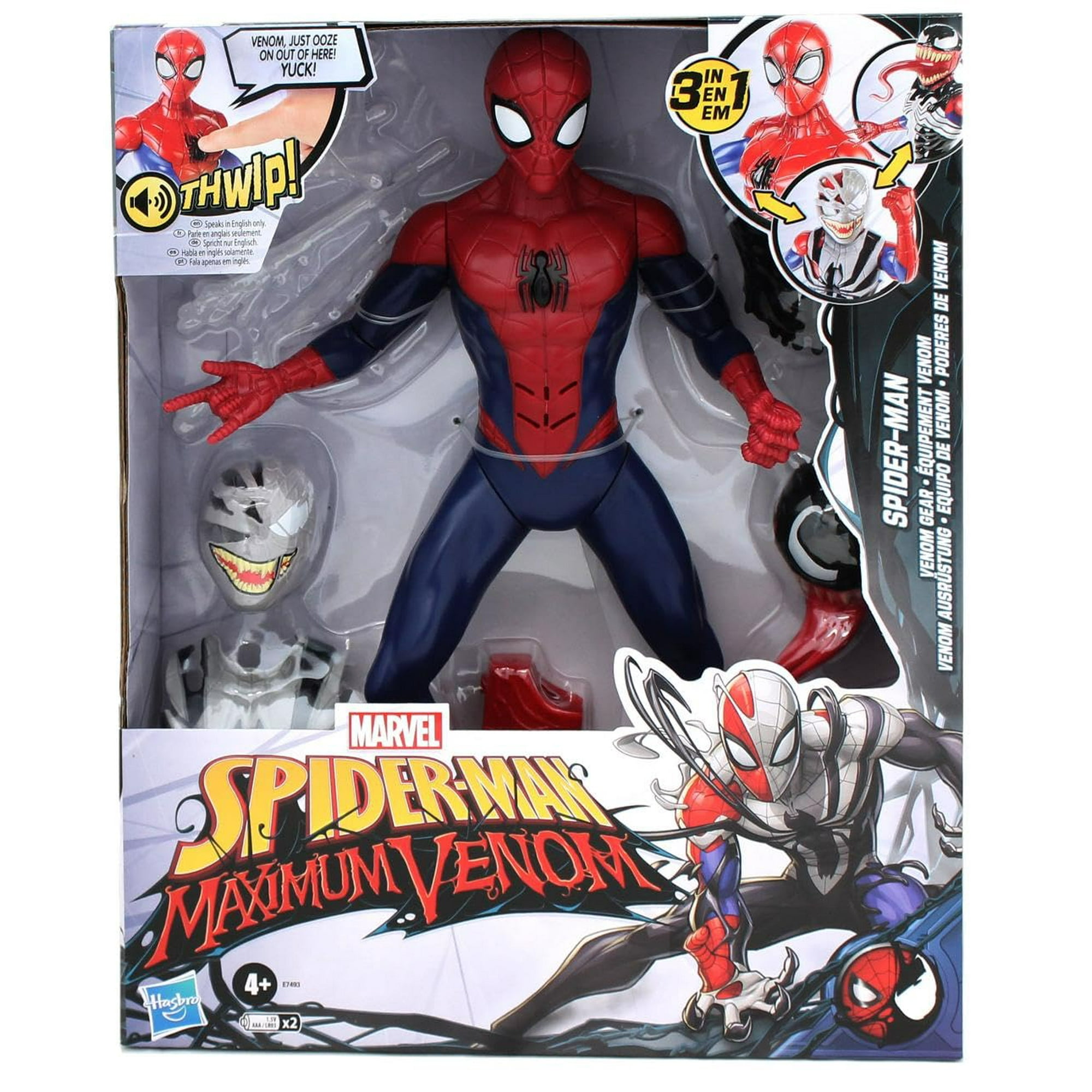 Figura De Acción Hasbro Marvel Spider-man Maximum Venom 30 Cm