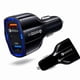 thumbnail image 2 of Cargador Rápido Auto Doble USB + Tipo C QC 3.0, 2 of 8