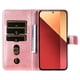 thumbnail image 4 of Funda con Cremallera para Xiaomi Poco M6 Pro 4G, Carcasa Cartera de Cuero PU con Soporte y Tarjetero, 4 of 6