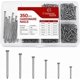 thumbnail image 1 of Kit de clavos CrimsonMark 350 piezas de acero plateado, 1 of 6