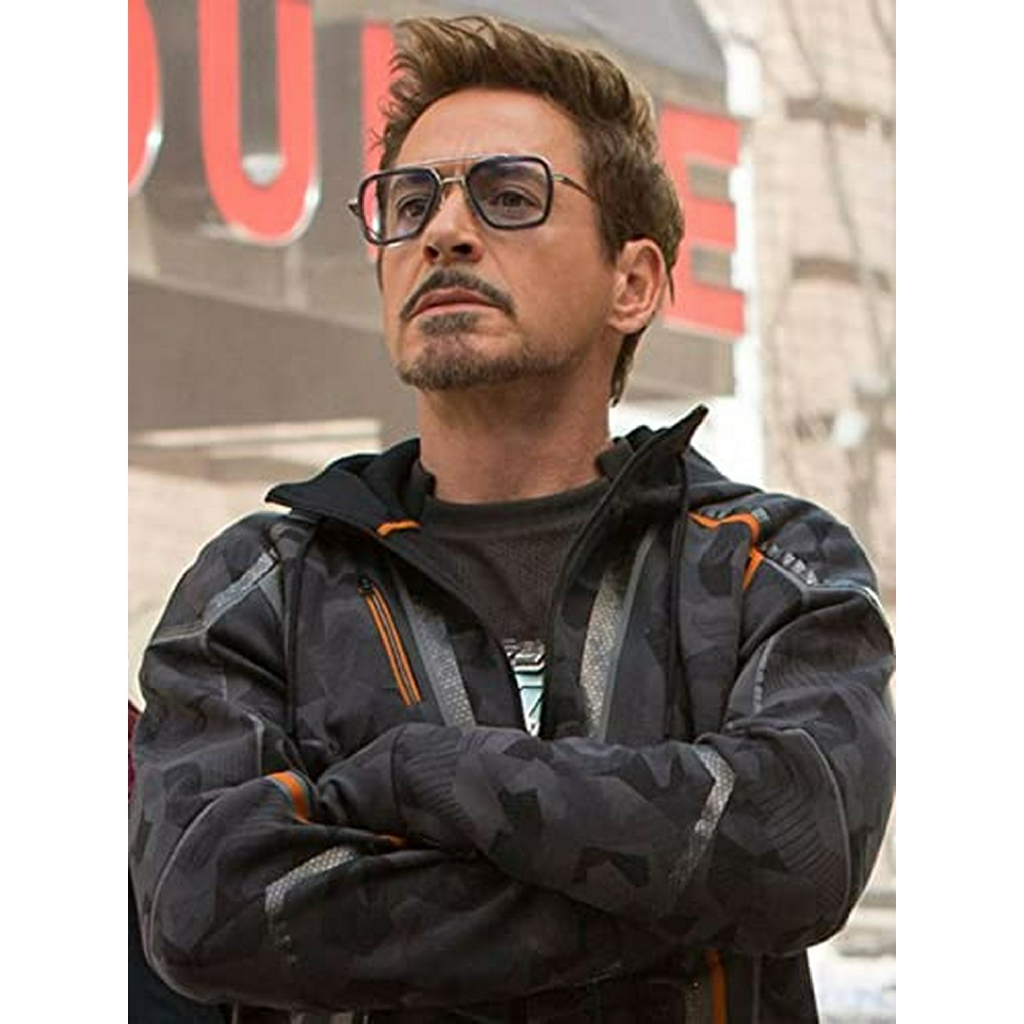 Gafas De Sol Aieyezo Tony Stark Vintage Cuadradas Marco De Metal Unisex