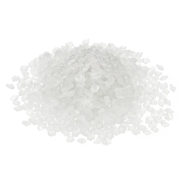 Uxcell 8000Pack Piedras Brillantes 3-5mm Decoración de Guijarros Brillantes en la Oscuridad Piedras Luminosas Decoración DIY Decorativa Blanca