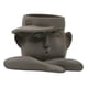 thumbnail image 3 of Florero Moderno Macetas Maceta Plantas De Interior Rostro Humano Estatua Marrón, 3 of 3