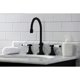 thumbnail image 5 of Grifo Kingston Brass Bel-Air KS2980BPL de instalación amplia, negro mate, 5 of 9
