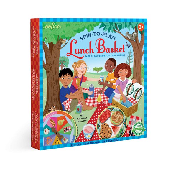 Juego eeBoo Lunch Basket Spinner educativo para mayores de 3 años
