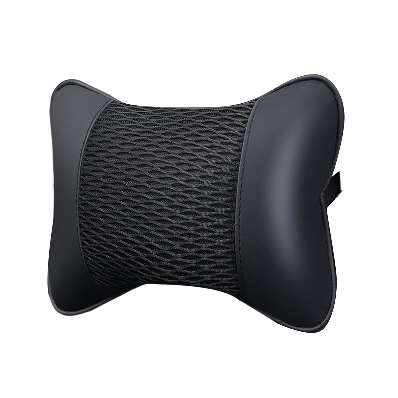 Ioensy - Almohada Para Reposacabezas De Coche, Accesorios Para Automóviles, Almohada Universal Para El Cuello Del Coche, Color Negro.