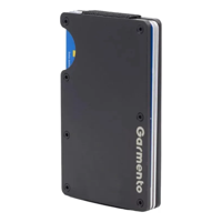 Garmento Billetera Metálica Con Correa Indestructible Rfid Negro