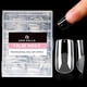 thumbnail image 1 of Fake Nails UNA GELLA Square, 504 unidades, puntas de gel transparente, 1 of 7