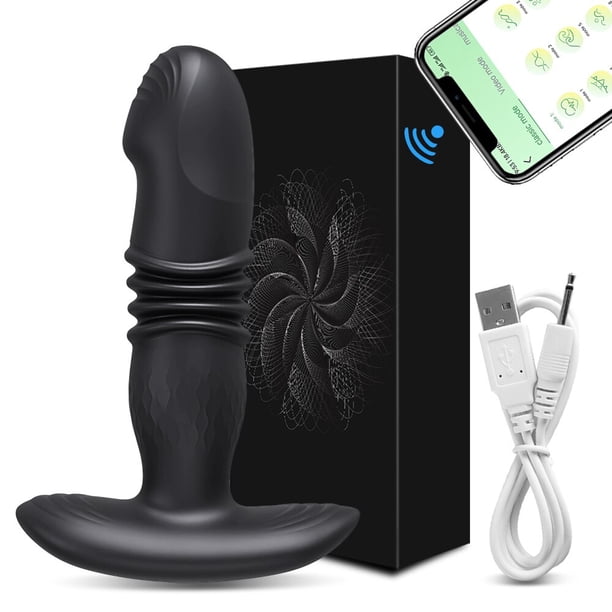 Thrusting Vibration Anal Plug Wireless Remote Control For Men Dildo Prostate Massager Butt Plug Sex Toys Goods For Adults 18