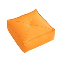 Bothyi - Cojín De Suelo Cuadrado Al Aire Libre Para Silla De Oficina, Sala De Estar, Hogar, Color Naranja