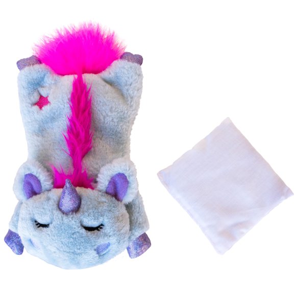 Juguete para gato Catstages Unicornio 22 × 14 cm Peluche morado