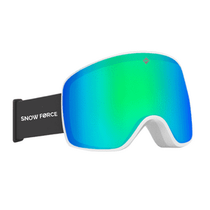 Snow Force - Antiparras Magnéticas Ski & Snowboard North Pole / Verde - Blanco - Negro