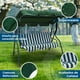 thumbnail image 2 of Silla Columpio para Terraza al Aire Libre para 3 Personas, 2 of 3