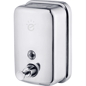 Genérico - Dispensador De Jabón Líquido Y Detergente De Acero Inoxidable De 500 Ml Para Pared, Color Cromado