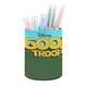 thumbnail image 1 of Tropa Goofy-theme Cylinder Pen Holder Pencil Organizer with Flannel Lining PVC Leather Material Cardboard Base for study work 10*8CM, 1 of 6