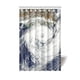 thumbnail image 1 of Cortina de ducha con diseño de corrientes oceánicas y el clima del planeta Tierra, con ganchos, 48 x 72 pulgadas, 1 of 3