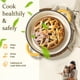 thumbnail image 2 of Libro de cocina Dutch Oven Overmont de hierro fundido esmaltado de 5.5 litros con tapa, 2 of 8