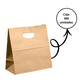 thumbnail image 1 of Bolsa Papel Kraft Troquelada 28x28x15 Cm Caja 300 Unidades Marrón, 1 of 2