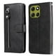thumbnail image 2 of Funda con Cremallera para Motorola Moto G86, Carcasa Cartera de Cuero PU con Soporte y Tarjetero, 2 of 5
