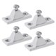 thumbnail image 3 of 4 piezas de montaje lateral lateral inoxidable bisagra Bimini Top Fit Fitting Hardware, 3 of 3