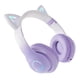 thumbnail image 3 of Auriculares Sobre La Oreja LED HD Estéreo De Haz De Cabeza Ajustable Para Computadora De Juegos Blanco, Púrpura, 3 of 5