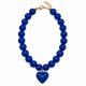 thumbnail image 2 of Collar Chicle Chunky De Cuentas Grandes Corazón Unisex turquesa 22, 2 of 3