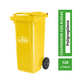 thumbnail image 3 of Basurero Contenedor 120 Litros Amarillo Con Ruedas, 3 of 3