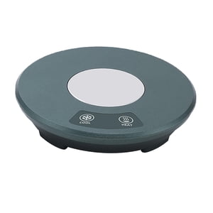 Magideal - 2 En 1 Café Té Bebidas O Enfriador Calefacción Y Enfriamiento Bebida Plato Taza Enfriador Verde